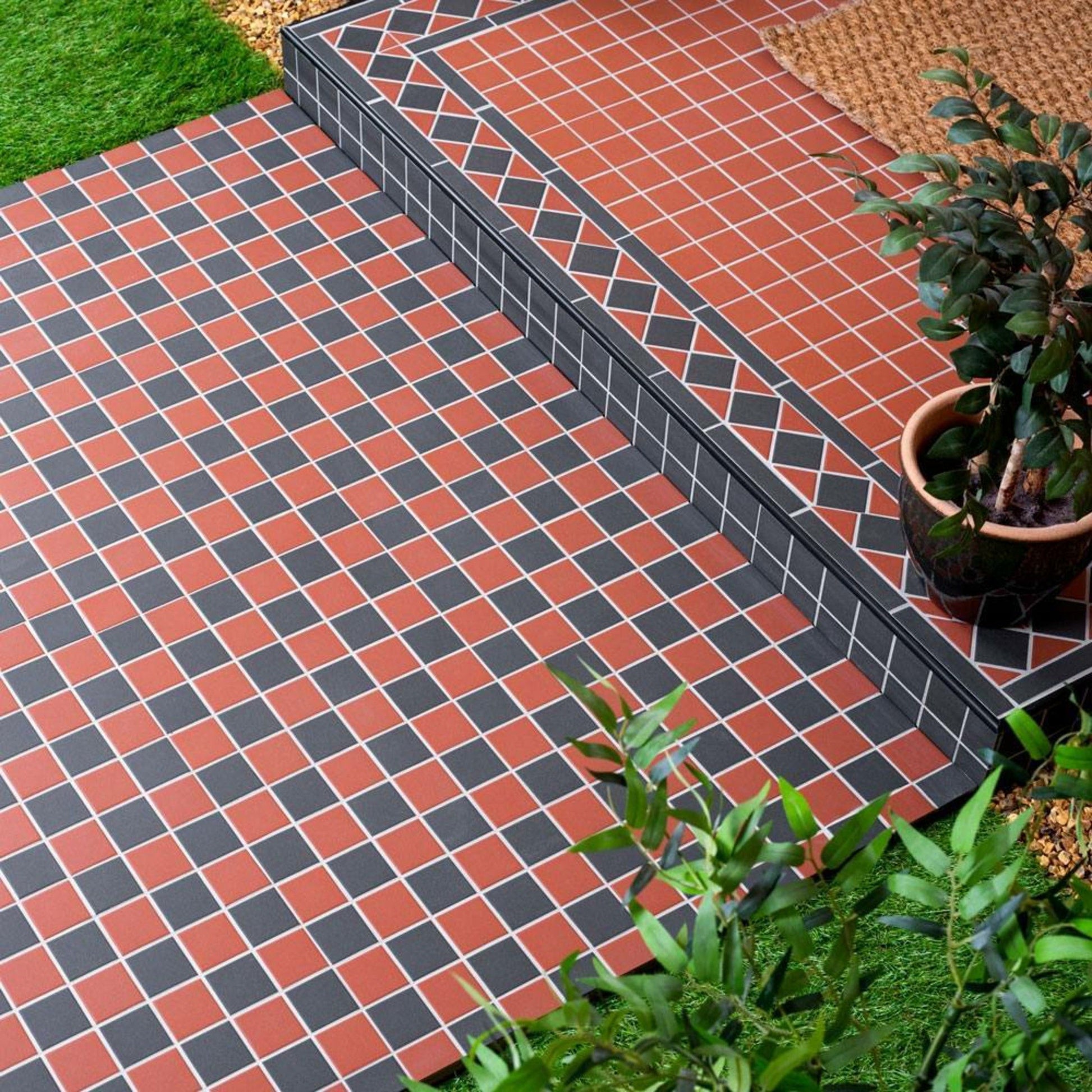 Victorian Red Mosaic