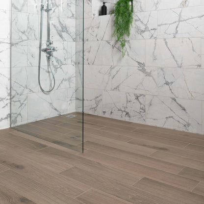 Civic Brown Wood Effect Tile 15x90