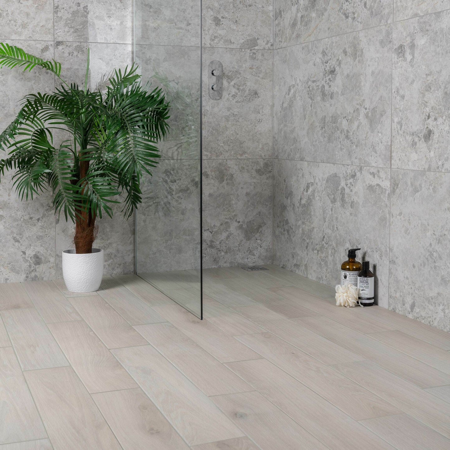 Civic White Wood Effect Tile15x90