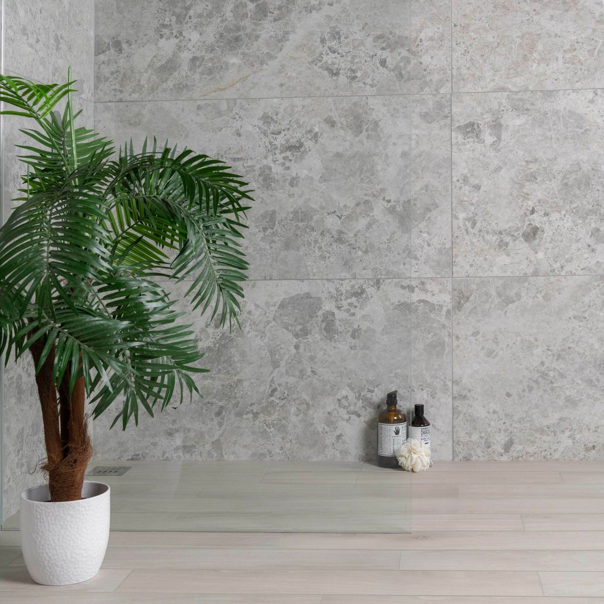 Sample - Civic White Wood Effect Tile15x90