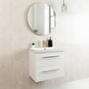 Sample Imperial Warm White Gloss marble Effect Decor Wall Tile 600x300