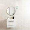 Sample Imperial Warm White Gloss marble Effect Decor Wall Tile 600x300