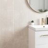 Sample Imperial Warm White Gloss marble Effect Decor Wall Tile 600x300