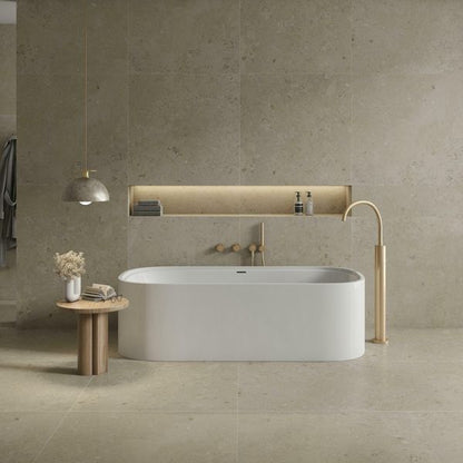 Sample Coralina Beige Travertine Effect Tiles 90x90