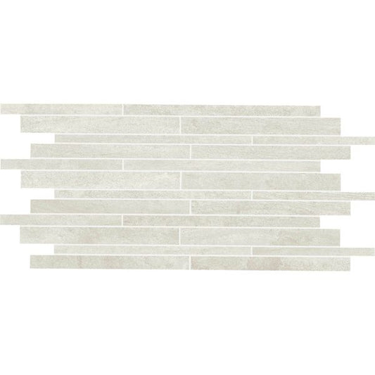 Crossover Mosaic White Tile 300x600