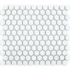 Sample - Pixel White Hexagon Matt 23x23