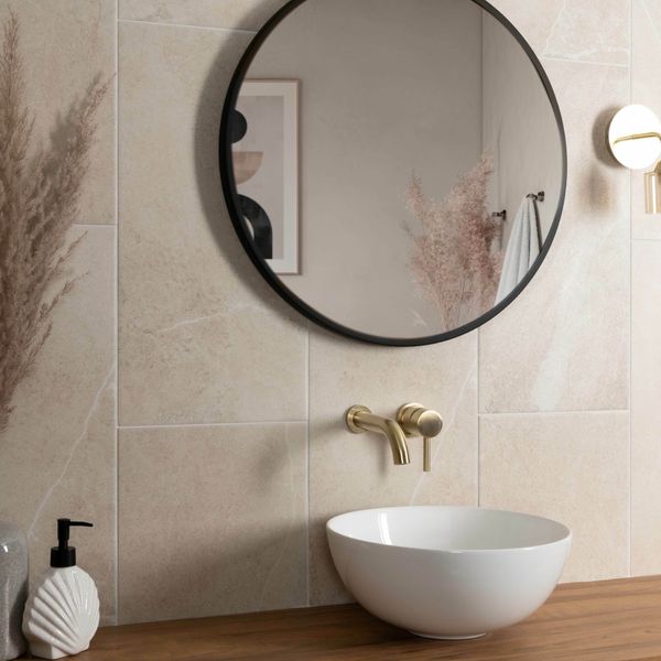 Sample - Stoneart Matt Beige Stone Effect Wall and Floor Tiles