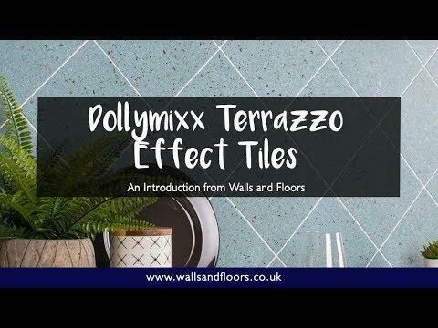 Sample - Terrazzo Light Pink Terrazzo Effect Matt Tiles