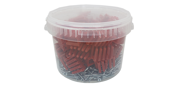 Twinthread Pozi Csk Screws & Expansion Plugs - Tubs of 500