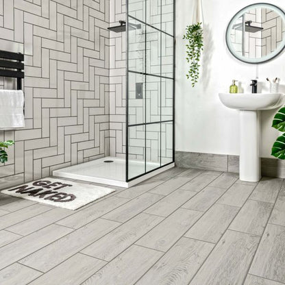 Sample - Star Wood Grey Wood Effect Tile