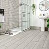 Star Wood Grey Wood Effect Tile