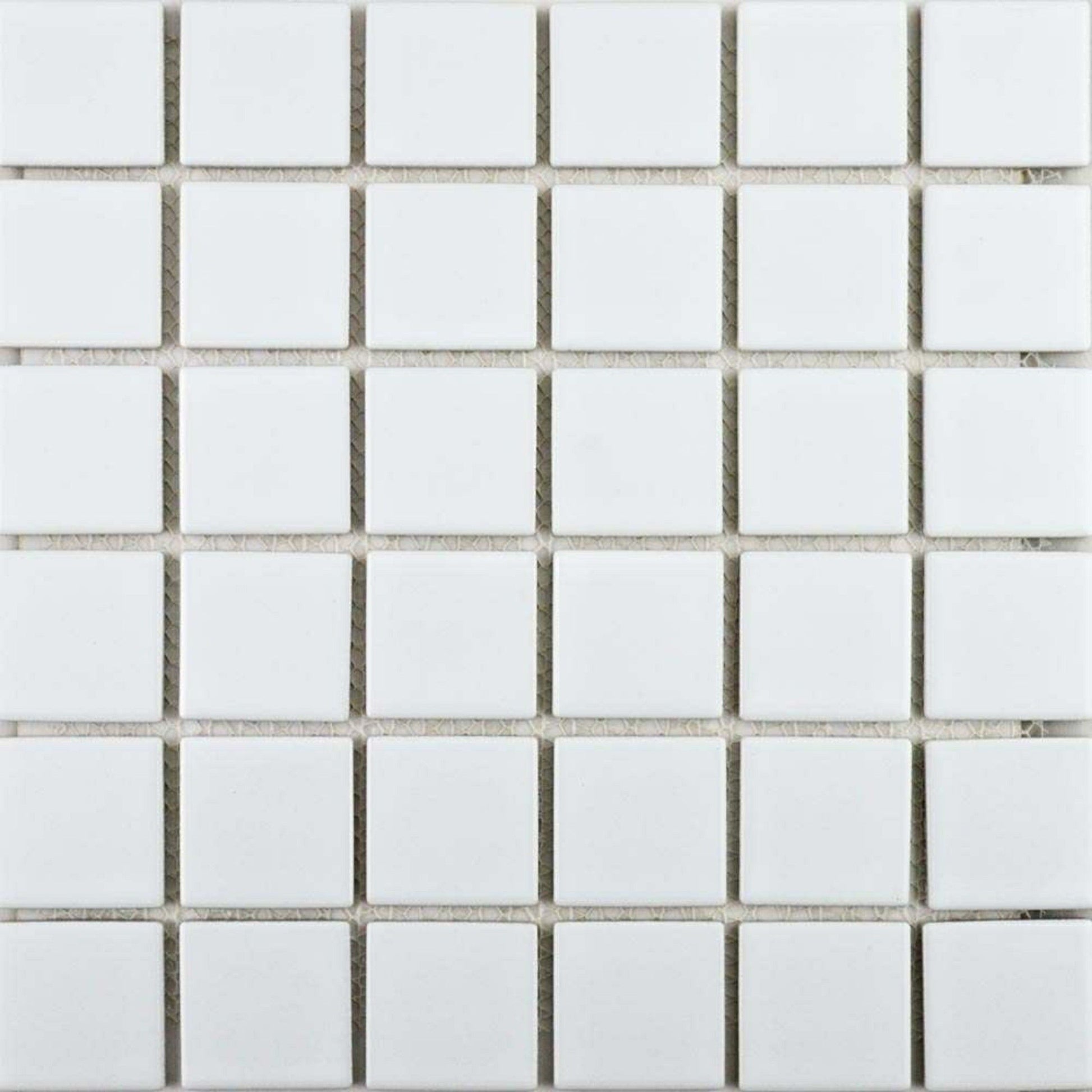 Pixel White Square Gloss 50x50