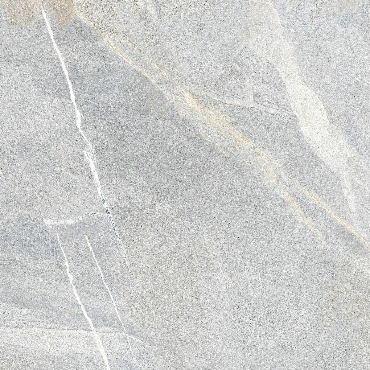 Sample - Granby Light Grey Matt Stone Effect Wall And Floor Tiles 597x597