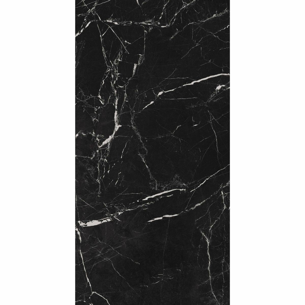 Sample - Marmo Morocco Black Marble Effect Wall and Floor Tiles 1197x597