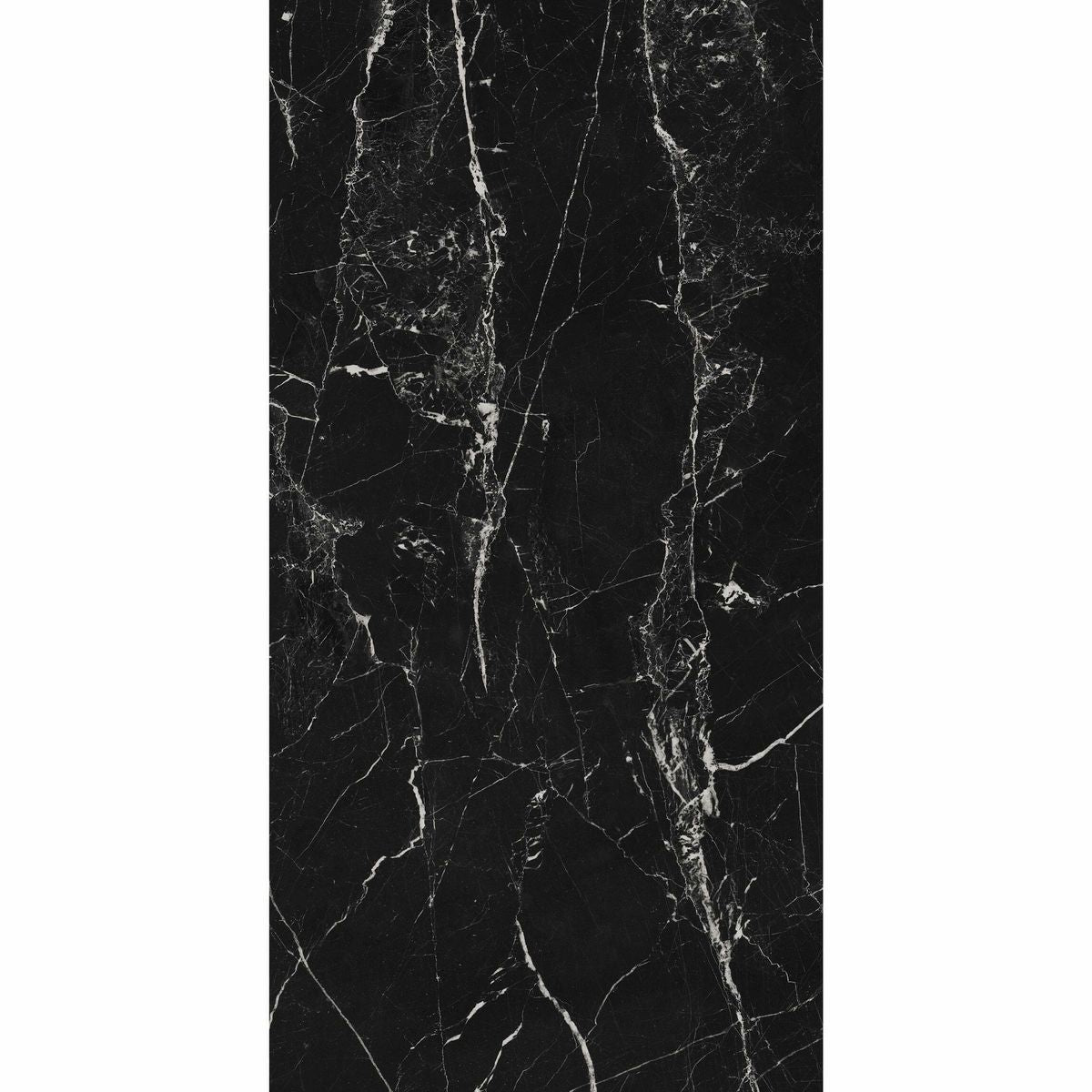 Sample - Marmo Morocco Black Marble Effect Wall and Floor Tiles 1197x597
