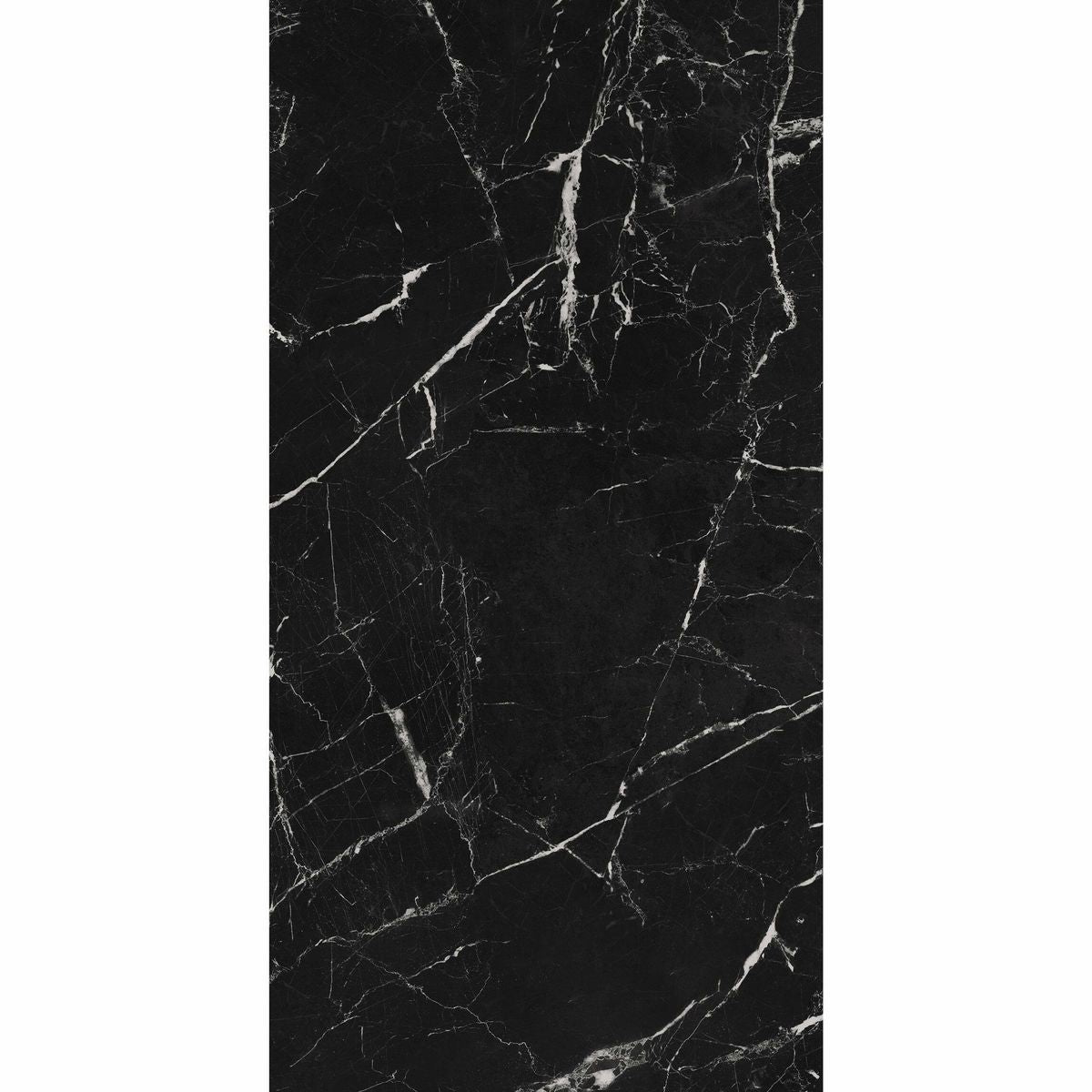 Sample - Marmo Morocco Black Marble Effect Wall and Floor Tiles 1197x597