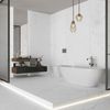 Sample Matt Marmo Thassos White Porcelain Tile