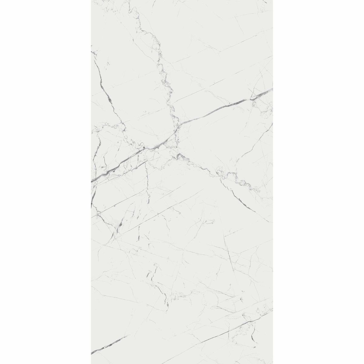 Sample - Marmo Thassos White Marble Effect Wall and Floor Tiles 1197x597