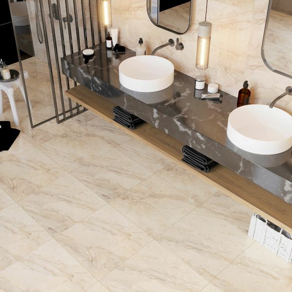 Helena Beige Tile 450x450