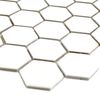 Sample - Pixel White Hexagon Matt 50x50