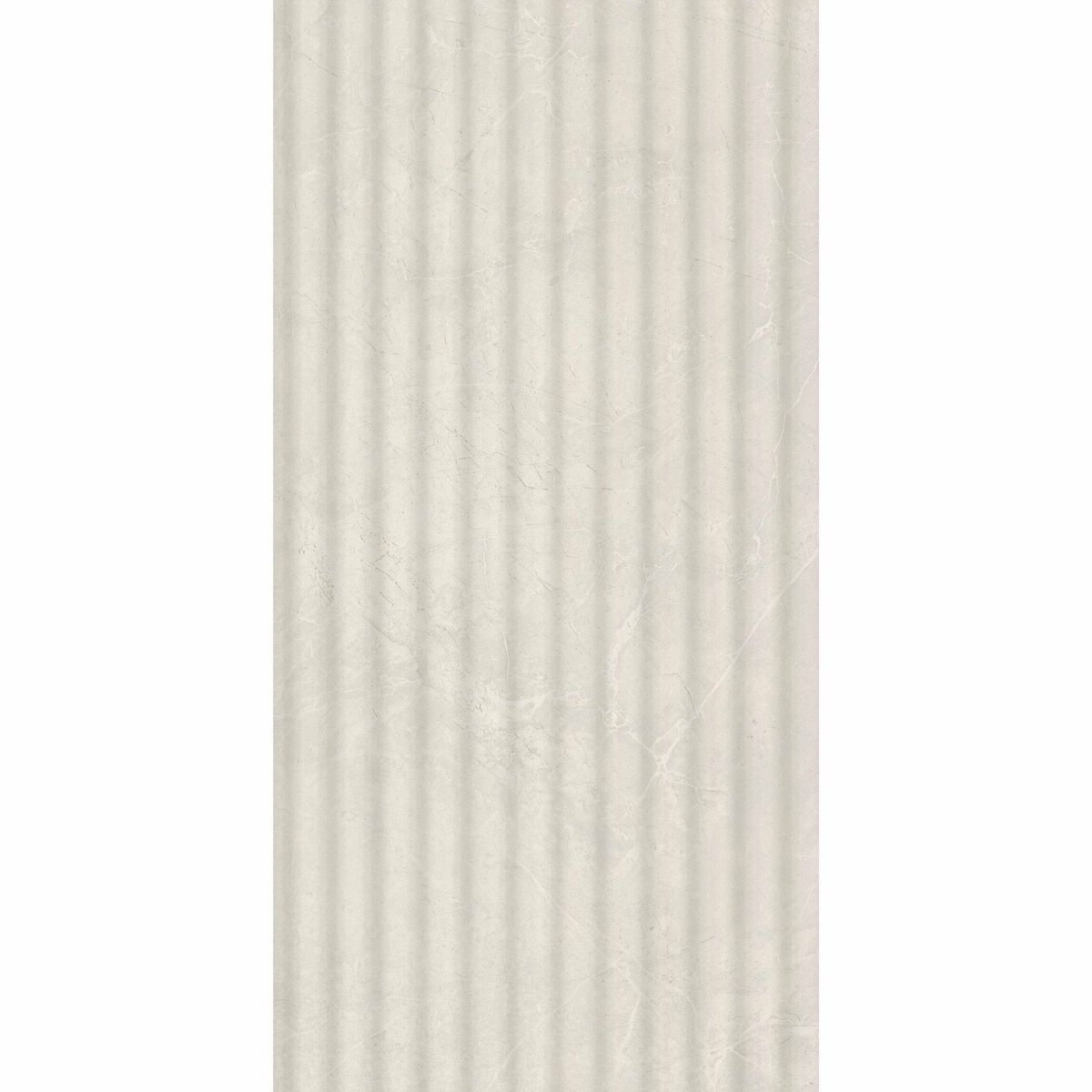 Imperial Warm White Matt marble Effect Decor Wall Tile 600x300