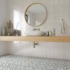 Sample Imperial Warm White Gloss Marble Effect Wall Tile 600x300