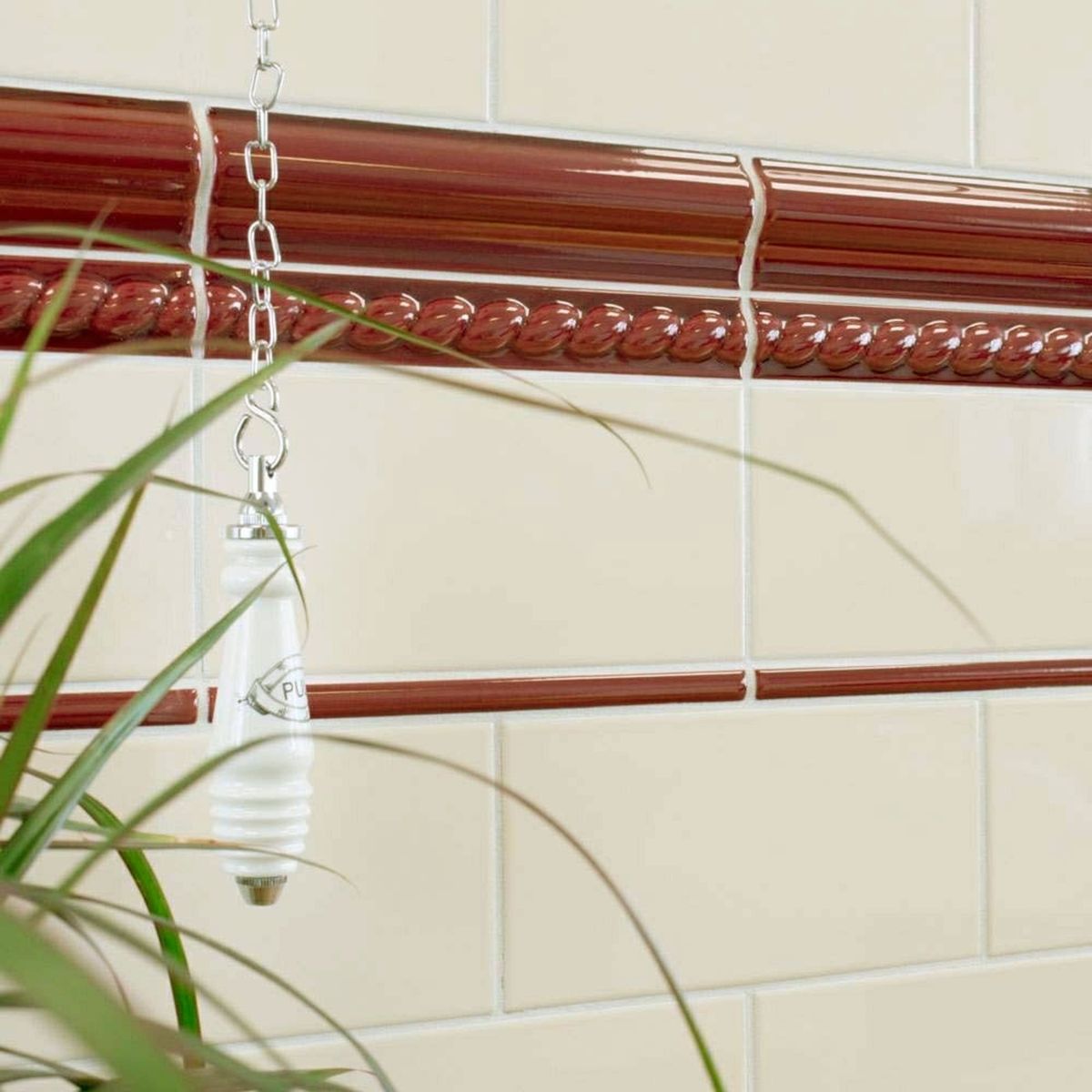 Sample - Liso Bone Cream Gloss Metro Tiles 100x200