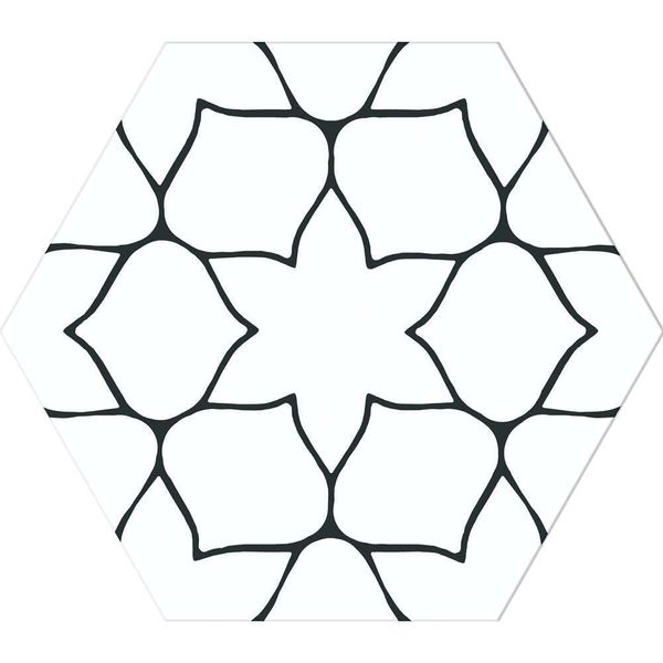 Sample - Kerala Hexagon White Tile