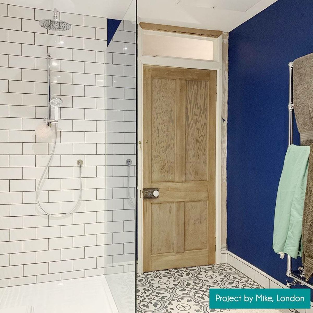 Sample - Liso White Gloss Metro Tiles 100x200