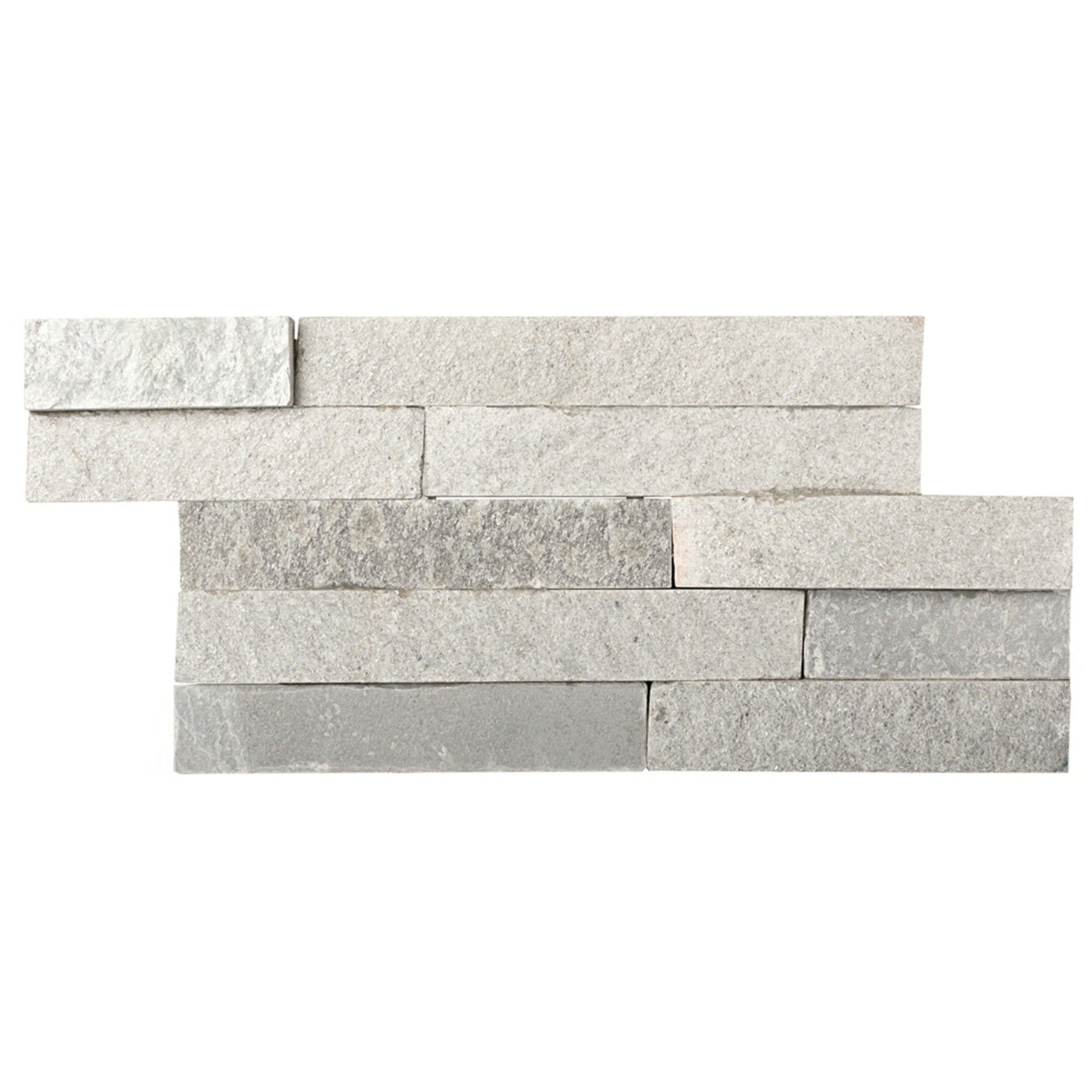 Ledgestone Ice White Split Face 150x300