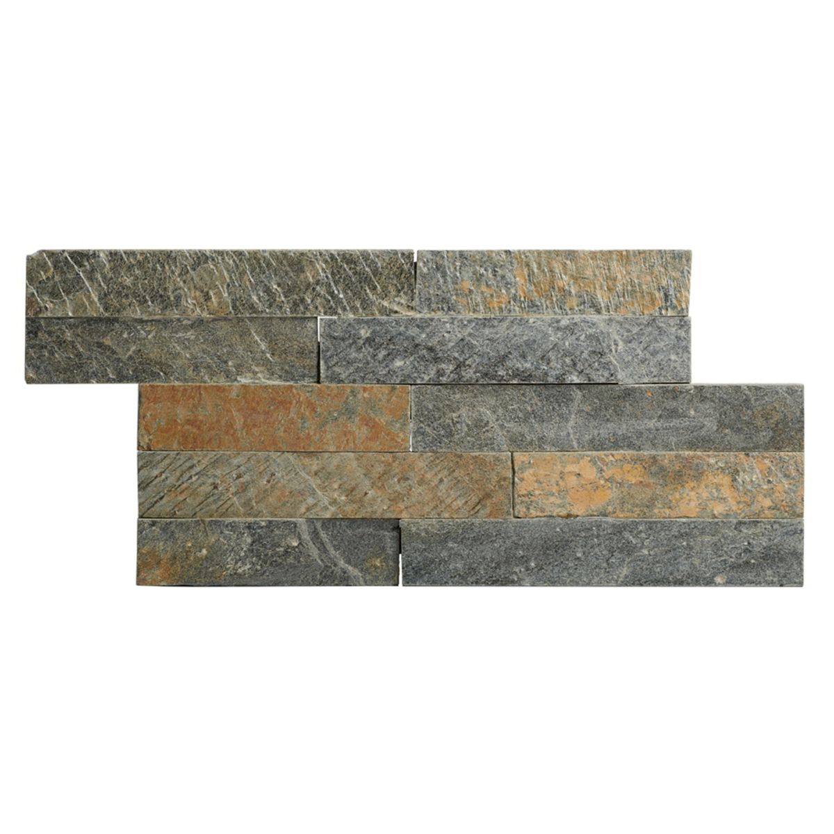 Sample - Ledgestone Olive Split Face 150x300
