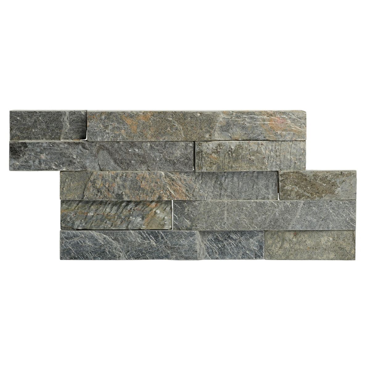 Sample - Ledgestone Olive Split Face 150x300
