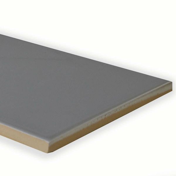 Sample - Bricks Grey Gloss Ceramic Metro Wall Tiles 300x100x7mm