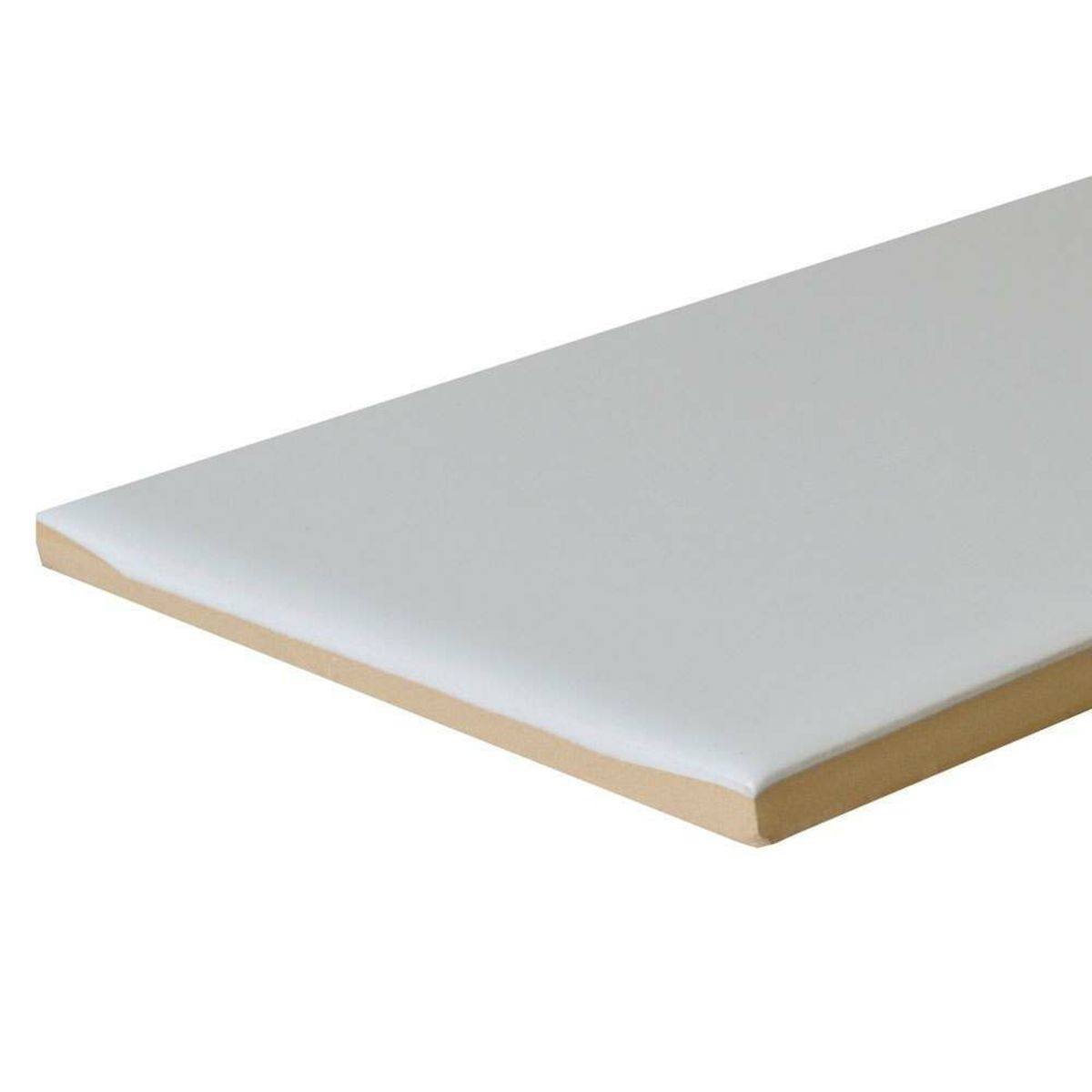 Sample - Bricks White Matt Ceramic Metro Wall Tiles 300x100x7mm