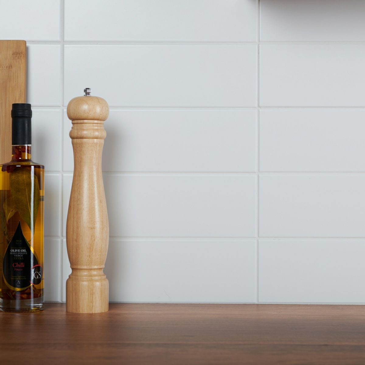 Sample - Bricks White Matt Ceramic Metro Wall Tiles 300x100x7mm