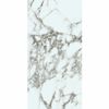 Sample - Luxglass Rain Arabescato pearl Marble Effect Tile