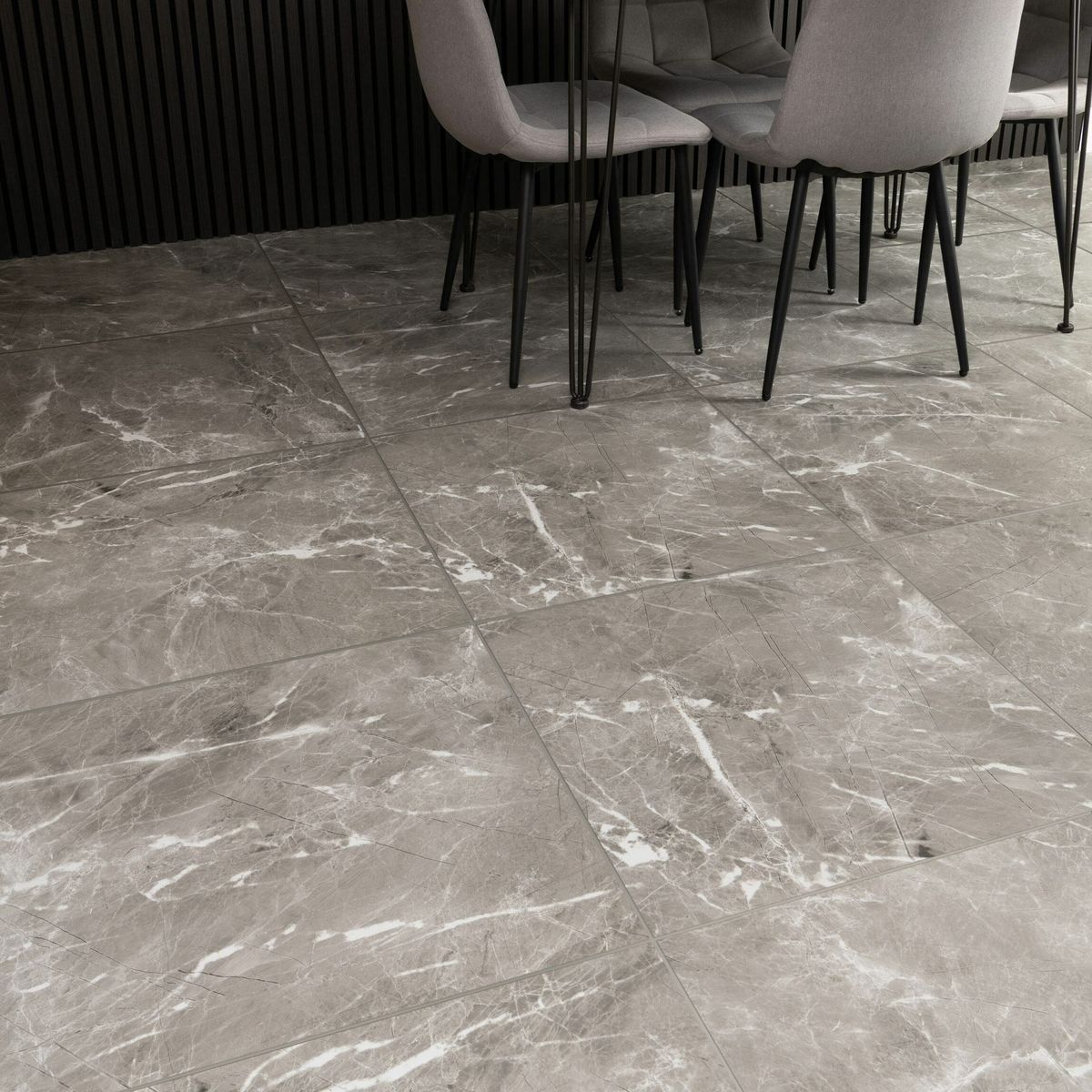 Sample - Makrana Breccia Grey Matt Wall and Floor Tiles