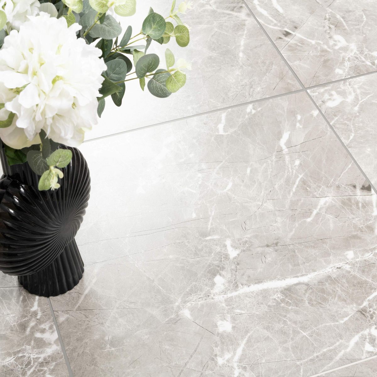 Sample - Makrana Breccia Grey Matt Wall and Floor Tiles