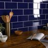 Sample - Liso Azul Blue Gloss Metro Tiles 100x200