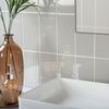 Liso Light Grey Gloss Metro Tiles 100x200