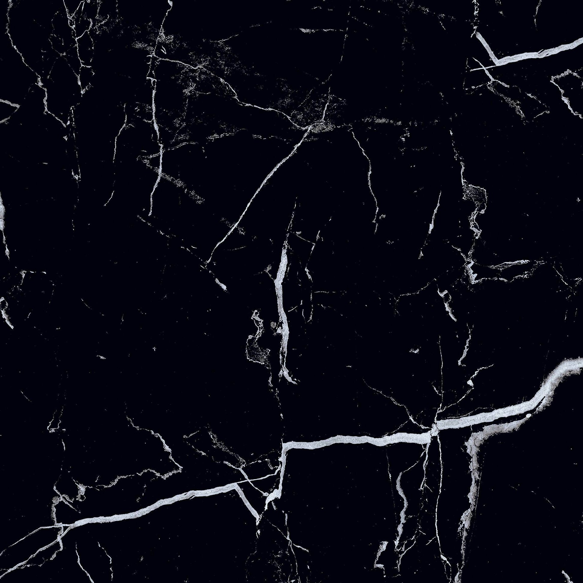 Genova Black Polished Marble Effect 600x600