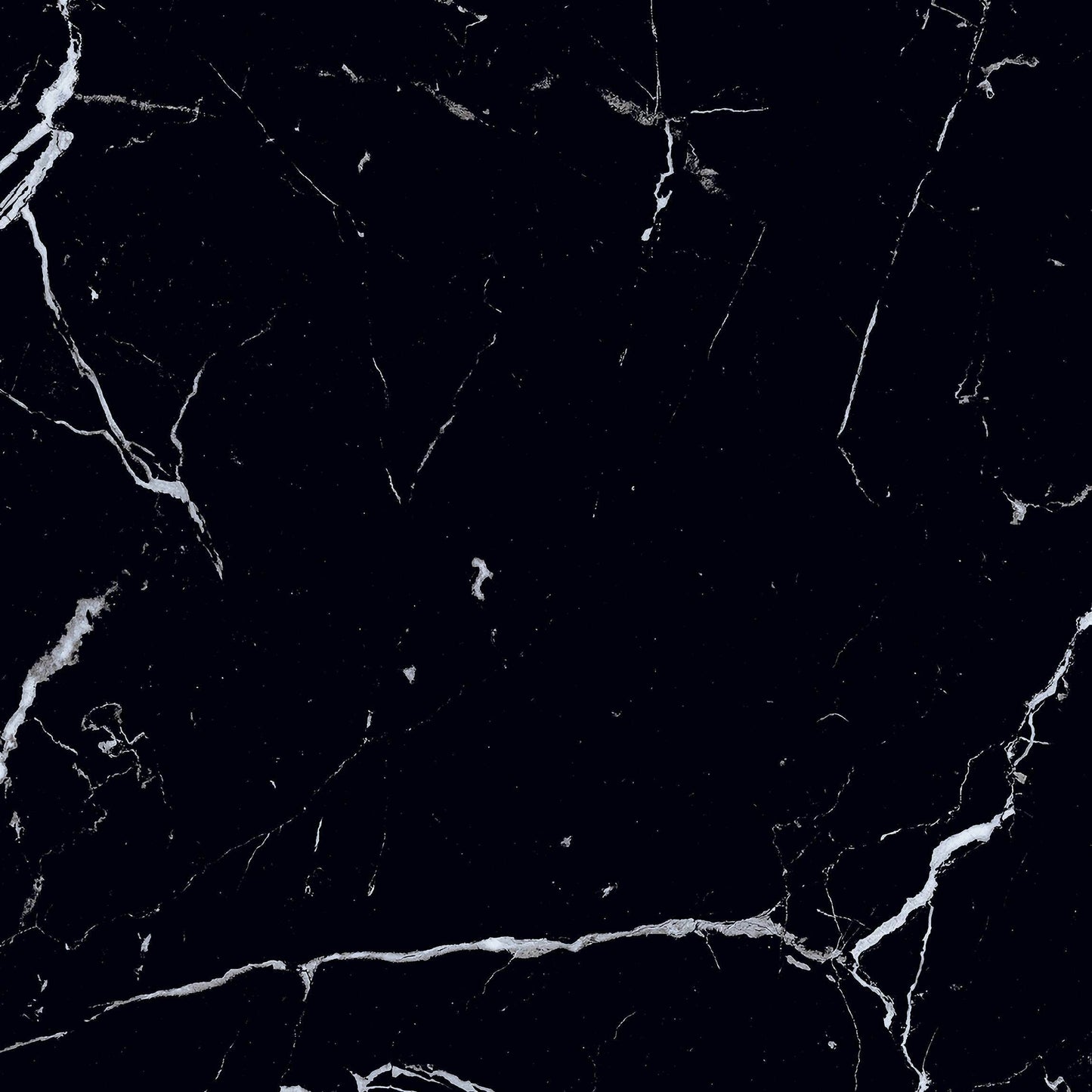 Genova Black Polished Marble Effect 600x600