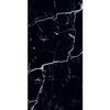 Sample - Genova Black Polished Marble Effect 600x1200