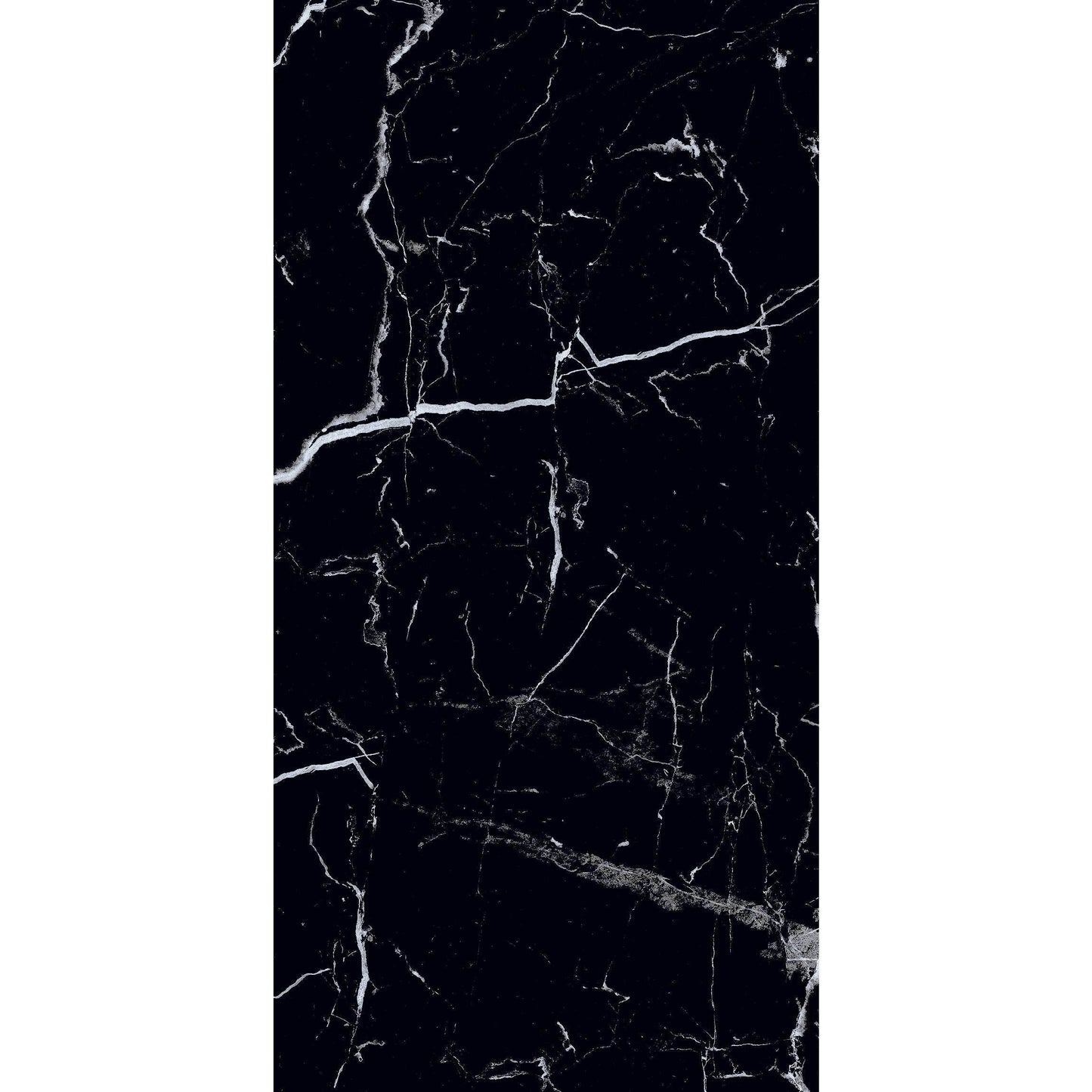 Genova Black Polished Marble Effect 600x1200