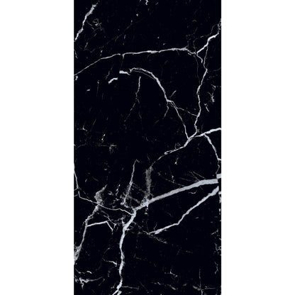 Genova Black Polished Marble Effect 600x1200