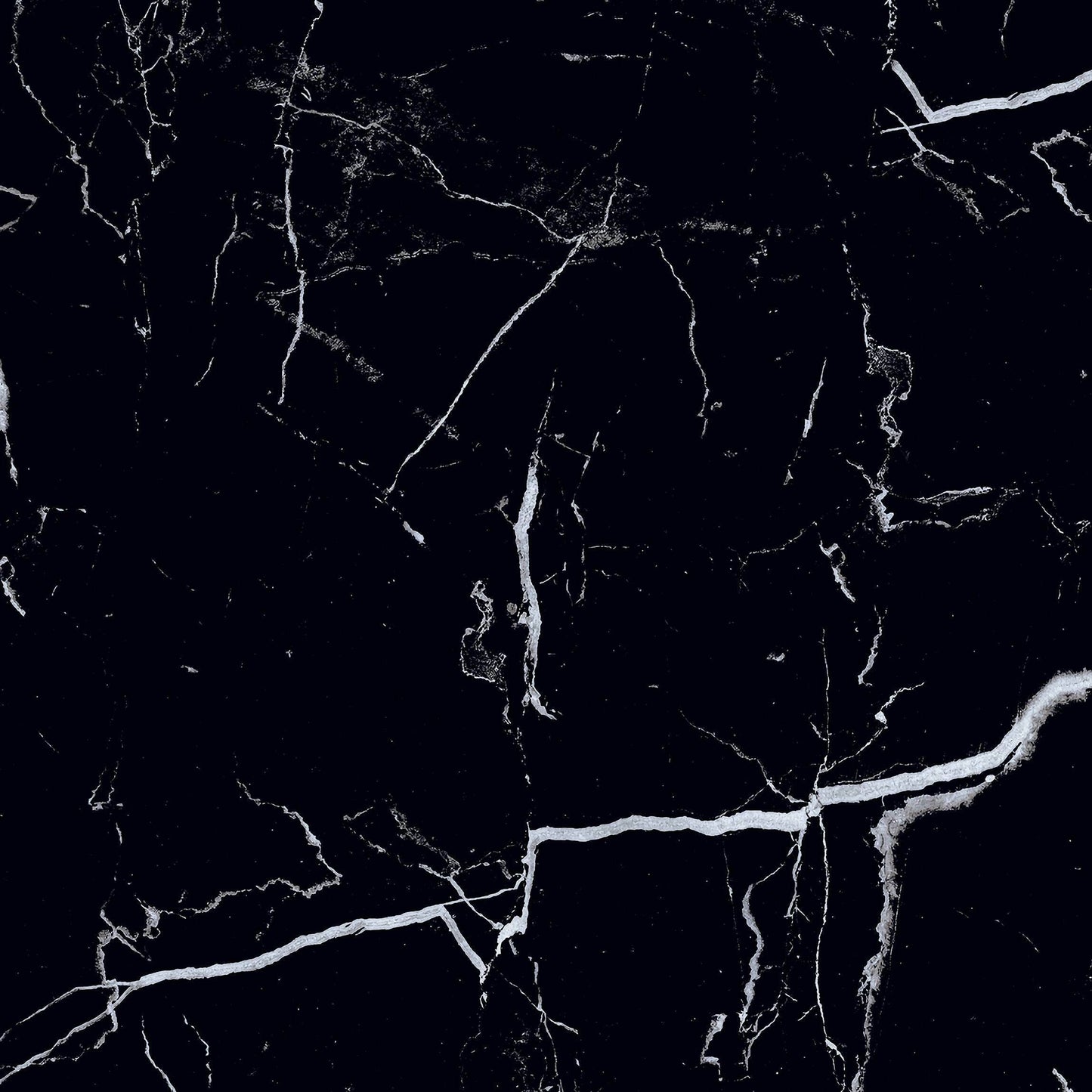 Genova Black Matt Marble Effect 600x600