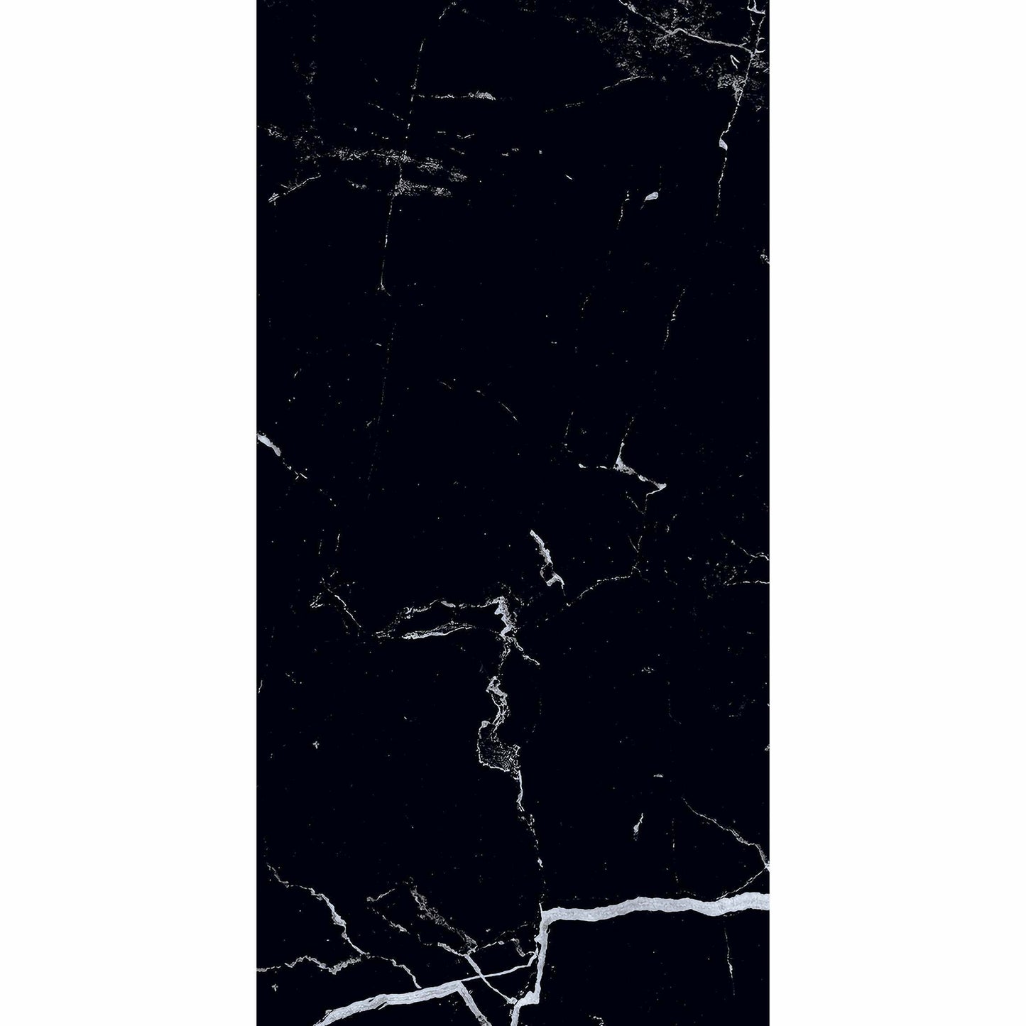 Genova Black Polished Marble Effect 600x300