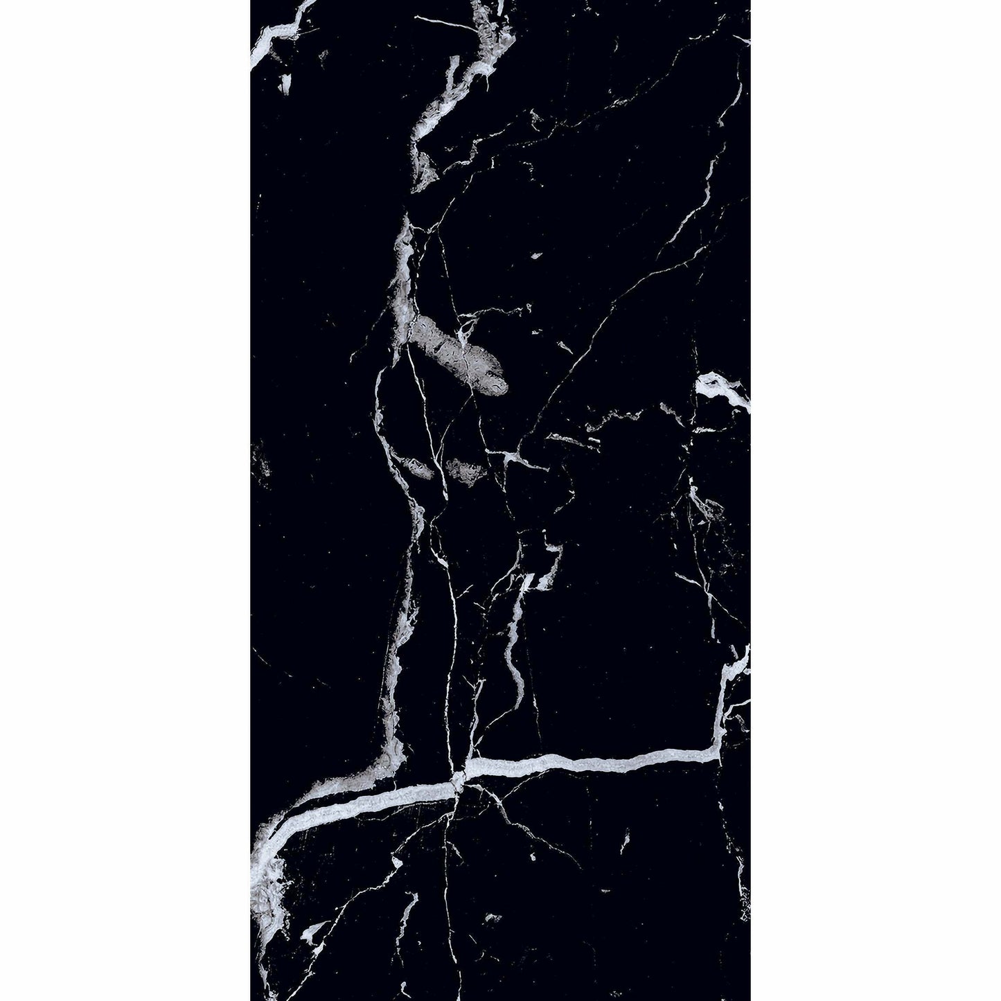 Genova Black Polished Marble Effect 600x300