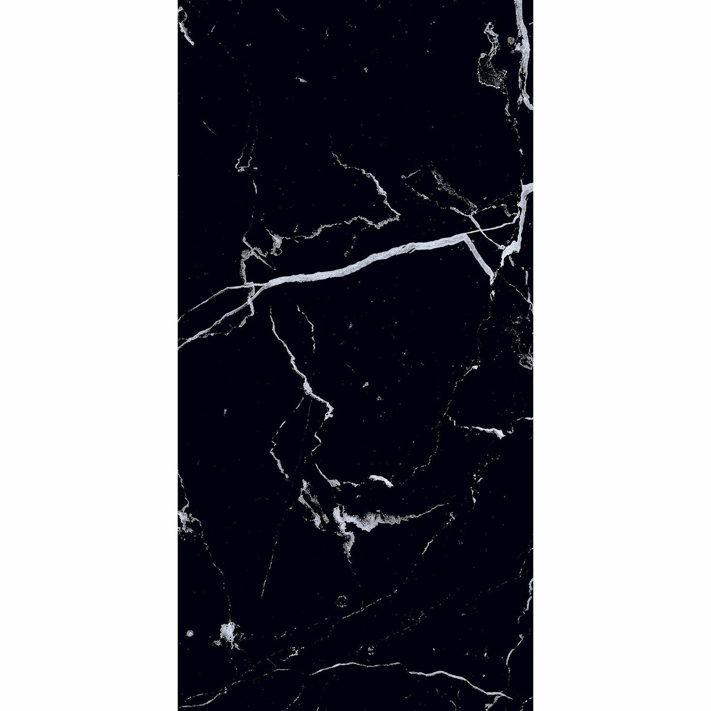 Genova Black Polished Marble Effect 600x300