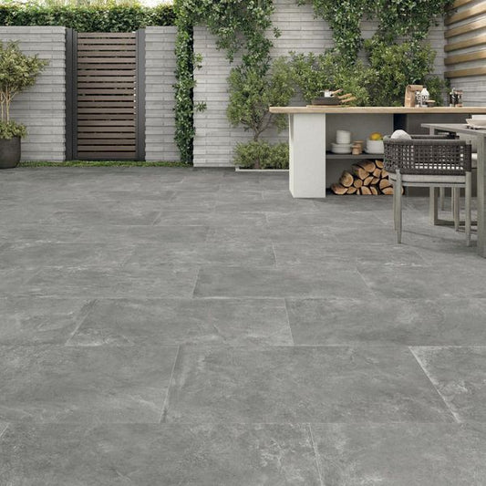 Sample Merlot Grey Slate Effect 900x600x20mm Slabs